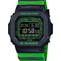 Casio Casio G-Shock DW-D5600TD-3  DW-D5600TD-3 электронные мужские часы черный циферблат, браслет пластик — вид спереди