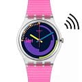 Swatch Swatch Gent Biosourced Swatch Pay! SO28K112-5300  SO28K112-5300 кварцевые женские часы цветной циферблат, браслет силикон — вид спереди
