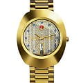 Rado Rado The Original Automatic R12413313 Automatic R12413313 механические мужские часы  золотой циферблат, браслет нержавеющая сталь с pvd-покрытием — вид спереди