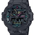 Casio Casio G-Shock GA-700MF-1ADR (GA-700MF-1A) GA-700 GA-700MF-1A электронные мужские часы черный циферблат, браслет полимер — вид спереди