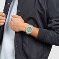 Swatch Swatch Big Bold Biosourced Standard SB05Z102 мужские часы серебристый циферблат на запястье