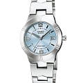 Casio Casio Collection LTP-1241D-2A  LTP-1241D-2A кварцевые женские часы голубой циферблат, браслет нержавеющая сталь — вид спереди