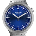 Swatch Swatch Big Bold Irony Standard SB07S102G  SB07S102G кварцевые мужские часы  синий циферблат, браслет нержавеющая сталь — вид спереди