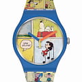 Swatch Swatch New Gent Biosourced SO29Z108  SO29Z108 кварцевые женские часы цветной циферблат, браслет силикон — вид спереди