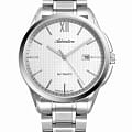 Adriatica Adriatica Premiere A8283.5163A  A8283.5163A механические мужские часы белый циферблат, браслет нержавеющая сталь — вид спереди