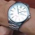 Casio Casio Collection MTP-1384D-7A2VDF (MTP-1384D-7A2), mtp япония мужские часы на браслете нержавеющая сталь боковой вид