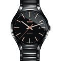 Rado Rado True Automatic R27056162 Automatic R27056162 механические мужские часы черный циферблат, браслет керамика — вид спереди