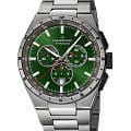 Candino Candino Titanium Chrono C4603/C  C4603/C кварцевые мужские часы зеленый циферблат, браслет титановый — вид спереди