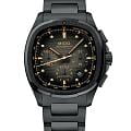 Mido Mido Multifort TV Chronograph M049.527.33.081.00  M0495273308100 механические мужские часы  черный циферблат, браслет нержавеющая сталь — вид спереди