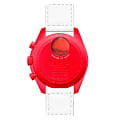 Swatch Swatch x Omega Bioceramic Moonswatch Mission to Mars SO33R100 swatch x omega moonwatch швейцарские женские часы на браслете нейлон боковой вид