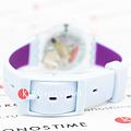 Swatch Swatch Lady LL126 женские часы фиолетовый циферблат на запястье