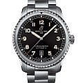 Breitling Breitling Aviator 8 Automatic 41 A17315101B1A1  A17315101B1A1 механические мужские часы черный циферблат, браслет нержавеющая сталь — вид спереди
