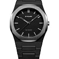 D1 Milano D1 Milano Polycarbon PCBJ13  PCBJ13 кварцевые мужские часы  черный циферблат, браслет пластик — вид спереди