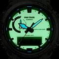 Casio Casio Pro Trek PRW-61LD-3, pro trek япония мужские часы на браслете полимер боковой вид