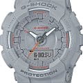 Casio Casio G-Shock GMA-S130VC-8A  GMA-S130VC-8A электронные женские часы серый циферблат, браслет пластик — вид спереди