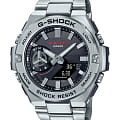 Casio Casio G-Shock GST-B500D-1AER GST G-Steel GST-B500D-1AER электронные мужские часы серый циферблат, браслет нержавеющая сталь — вид спереди