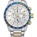 Citizen Citizen Chronograph AN3686-53A  AN3686-53A кварцевые мужские часы  серебристый циферблат, браслет нержавеющая сталь с ip-покрытием — вид спереди