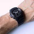 Casio Casio G-Shock AWG-M100B-1A AWG, наручные мужские часы фото под углом