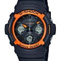 Casio Casio G-Shock AWG-M100SF-1H4 AWG AWG-M100SF-1H4 электронные мужские часы черный циферблат, браслет пластик — вид спереди