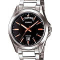 Casio Casio Collection MTP-1370D-1A2VDF (MTP-1370D-1A2)  MTP-1370D-1A2 кварцевые мужские часы черный циферблат, браслет нержавеющая сталь — вид спереди