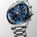 Longines Longines Conquest L3.835.4.92.6 hydroconquest швейцарские мужские часы на браслете нержавеющая сталь боковой вид