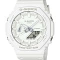 Casio Casio G-Shock GA-2100-7A7DR (GA-2100-7A7) GA-2100 GA-2100-7A7DR электронные мужские часы белый циферблат, браслет пластик — вид спереди