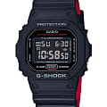 Casio Casio G-Shock DW-5600UHR-1DR (DW-5600UHR-1) DW-5600 DW-5600UHR-1DR электронные мужские часы   циферблат, браслет пластик — вид спереди