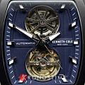 Kenneth Cole Kenneth Cole Automatic KCWGX0058802 механические мужские часы часы крупный план синий циферблата