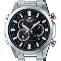 Casio Casio Edifice EQW-T640D-1A EQW EQW-T640D-1A автокварц (кинетик) мужские часы черный циферблат, браслет нержавеющая сталь — вид спереди