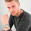 Orient Orient Sun & Moon RA-AK0306S  — детали корпуса и нержавеющая сталь