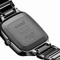 Rado Rado True Square Automatic R27078172 true square швейцарские мужские часы на браслете титан + высокотехнологичная плазменная керамика боковой вид