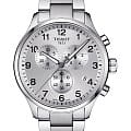 Tissot Tissot Chrono XL Classic T116.617.11.037.00 Chrono XL T1166171103700 кварцевые мужские часы серебристый циферблат, браслет нержавеющая сталь — вид спереди