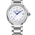 Maurice Lacroix Maurice Lacroix FIABA Date FA1007-SS002-170-1  FA1007-SS002-170-1 кварцевые женские часы  серебристый циферблат, браслет нержавеющая сталь — вид спереди