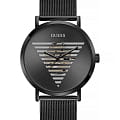 Guess Guess Trend GW0502G2  GW0502G2 кварцевые мужские часы черный циферблат, браслет сталь с ip покрытием — вид спереди