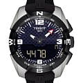 Tissot Tissot T-Touch Exper Solar NBA Special Edition T091.420.47.207.01 T Touch T0914204720701 кварцевые мужские часы  черный циферблат, браслет каучук — вид спереди