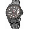 Orient Orient ER28003B (FER28003B)  FER28003B механические мужские часы  черный циферблат, браслет  — вид спереди