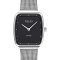 Obaku Obaku Ultra Slim V267LXCBMC  V267LXCBMC кварцевые женские часы  черный циферблат, браслет нержавеющая сталь — вид спереди
