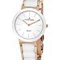 Jacques Lemans Jacques Lemans High Tech Ceramic 42-8D  42-8D кварцевые мужские часы белый циферблат, браслет керамика — вид спереди