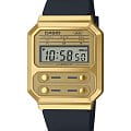 Casio Casio Vintage A100WEFG-9AEF  A100WEFG-9AEF кварцевые мужские часы  циферблат, браслет пластик — вид спереди