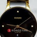Rado Rado Centrix Diamonds R30025712, centrix швейцария женские часы на браслете высокотехнологичная керамика + нержавеющая сталь с pvd покрытием боковой вид