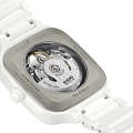 Rado Rado True Square Automatic Skeleton R27126012, true square швейцария мужские часы на браслете высокотехнологичная керамика + титан боковой вид