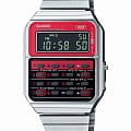 Casio Casio Vintage CA-500WE-4BDF (CA-500WE-4B)  CA-500WE-4B кварцевые женские часы  циферблат, браслет нержавеющая сталь — вид спереди
