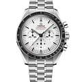 Omega Omega Speedmaster Moonwatch Professional 310.30.42.50.04.001  Moonwatch Professional 31030425004001 механические мужские часы  белый циферблат, браслет нержавеющая сталь — вид спереди