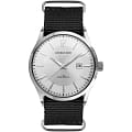 George Kini George Kini GK.11.S.1S.3.2.0  итальянские мужские часы на браслете кожа + текстиль боковой вид