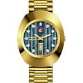 Rado Rado The Original Automatic R12413523 Automatic R12413523 механические мужские часы  синий циферблат, браслет нержавеющая сталь с pvd-покрытием — вид спереди
