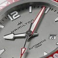 Hamilton Hamilton Khaki Navy Frogman Titanium Auto H77805380 мужские часы серый циферблат на запястье