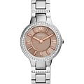 Fossil Fossil Carlie  ES4147  ES4147 кварцевые женские часы коричневый циферблат, браслет  — вид спереди