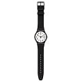 Swatch SO29B703 наручные мужские часы застежка крупным планом