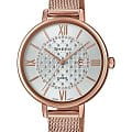 Casio Casio Sheen SHE-4059PGM-7AUDF  SHE-4059PGM-7AUDF кварцевые женские часы золотой циферблат, браслет нержавеющая сталь с ip-покрытием — вид спереди