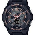 Casio Casio Baby-G BGA-260FL-1ADR  BGA-260FL-1ADR кварцевые женские часы  черный циферблат, браслет пластик — вид спереди